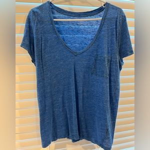 JCrew Vneck Linen Tshirt